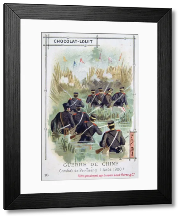 Framed Print : Combat at Pei-Tsang, China, Boxer Rebellion, August 1900