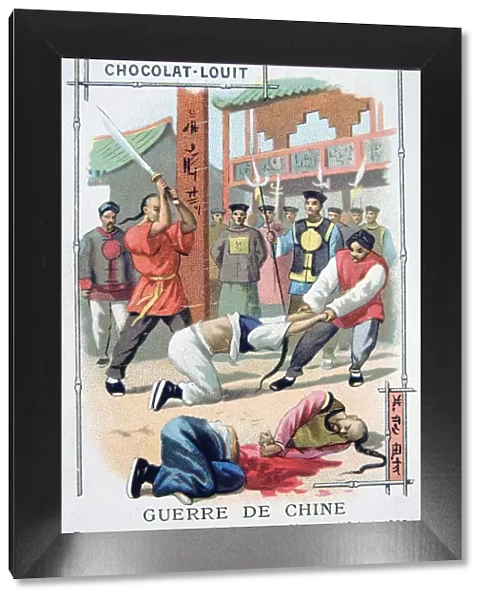 Execution of members of Tsong-Li-Yamen, China, Boxer Rebellion, 13 August 1900