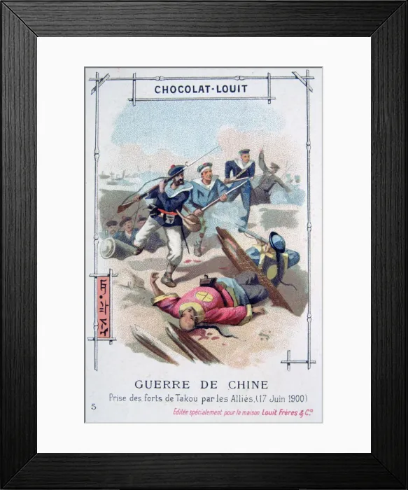 Framed Print : Attack on the forts of Taku by the Allies, Boxer Rebellion, China, 17 June 1900 Framed Print : Attack on the forts of Taku by the Allies, Boxer Rebellion, China, 17 June 1900