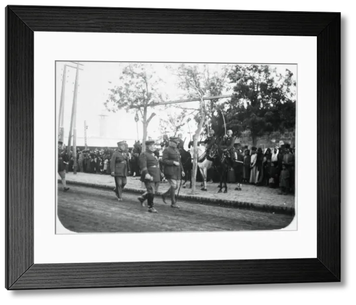 Framed Print : Officers of the French Foreign Legion, Syria, 20th century Framed Print : Officers of the French Foreign Legion, Syria, 20th century