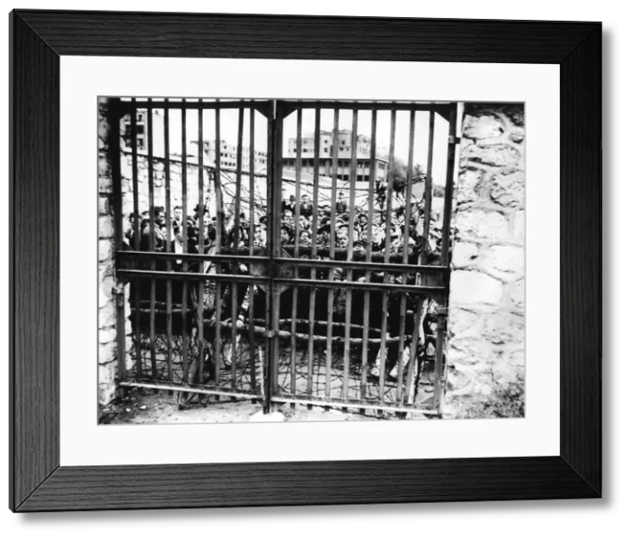 Framed Print : Families awaiting news of their loved ones, Air Ministry, Paris 1944 Framed Print : Families awaiting news of their loved ones, Air Ministry, Paris 1944