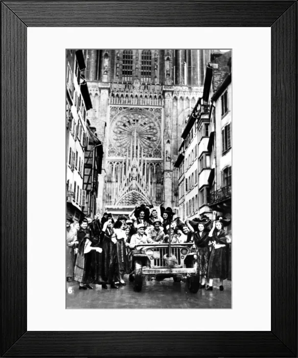 Framed Print : The liberation of Strasbourg, France, November 1944 Framed Print : The liberation of Strasbourg, France, November 1944
