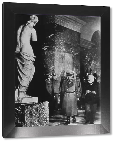 German Field Marshal von Rundstedt visiting the Louvre, occupied Paris, October 1940