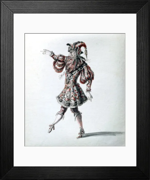 Framed Print : Enchanted Hero, c1684. Artist: Jean Berain Framed Print : Enchanted Hero, c1684. Artist: Jean Berain