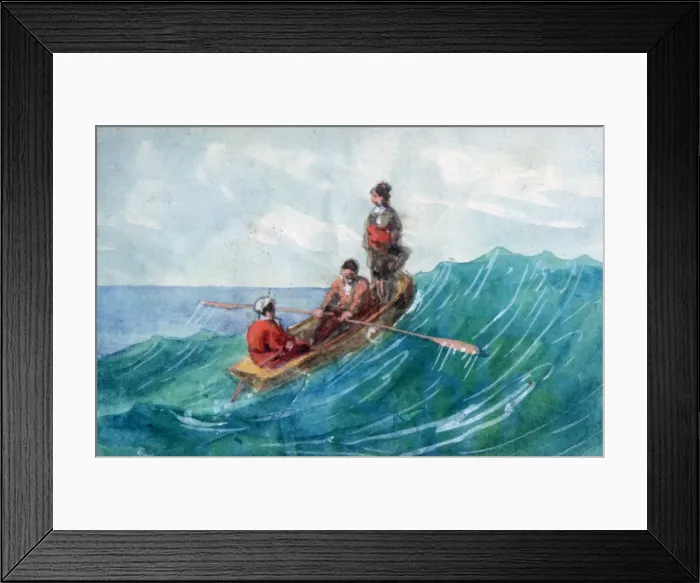 Framed Print : The Boat, 1820-1876. Artist: George Sand Framed Print : The Boat, 1820-1876. Artist: George Sand