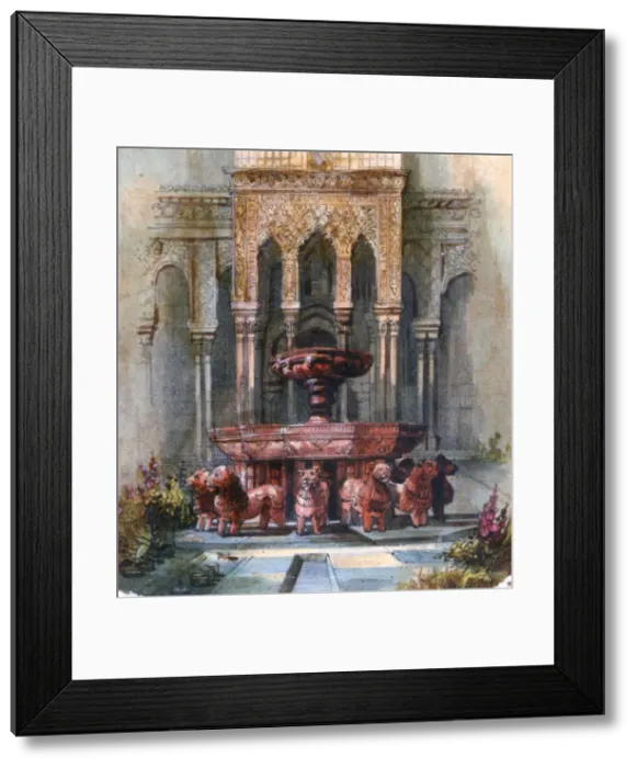 Framed Print : Mauresque Fountain, 1820-1876. Artist: George Sand Framed Print : Mauresque Fountain, 1820-1876. Artist: George Sand