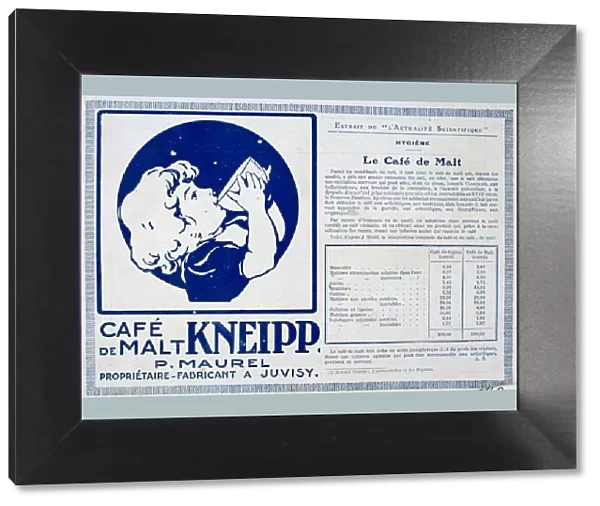 Kneipp Cafe de Malt, advertisment, 1915