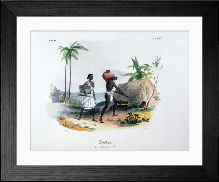 Framed Print : Tottis, 1828. Artist: Jean Henri Marlet Framed Print : Tottis, 1828. Artist: Jean Henri Marlet
