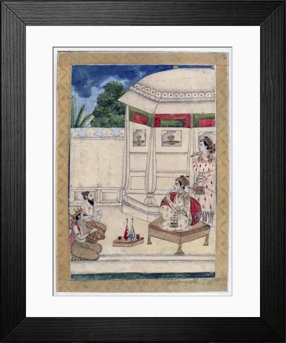 Framed Print : Sri Raga, Ragamala Album, School of Rajasthan, 19th century Framed Print : Sri Raga, Ragamala Album, School of Rajasthan, 19th century