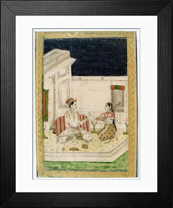 Framed Print : Dipaka (Light) Raga, Ragamala Album, School of Rajasthan, 19th century Framed Print : Dipaka (Light) Raga, Ragamala Album, School of Rajasthan, 19th century