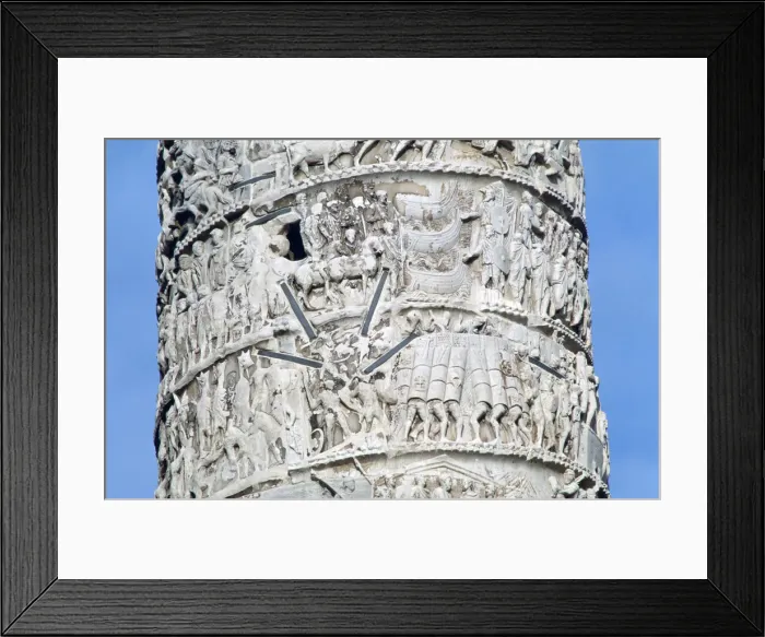Framed Print : Column of Marcus Aurelius, (detail), Piazza Colonna, Rome Framed Print : Column of Marcus Aurelius, (detail), Piazza Colonna, Rome