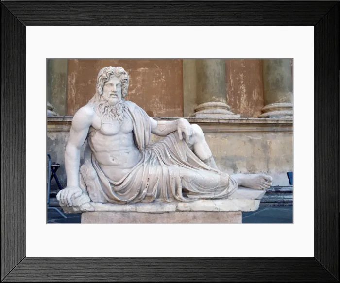 Framed Print : Statue, Court Of The Pigna, Vatican, Rome