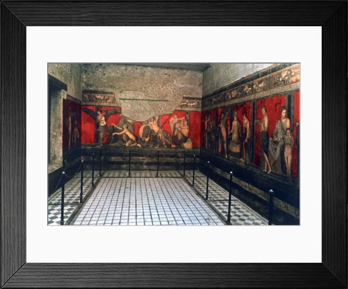 Framed Print : Frieze of the Villa of the Mysteries, Pompeii Framed Print : Frieze of the Villa of the Mysteries, Pompeii