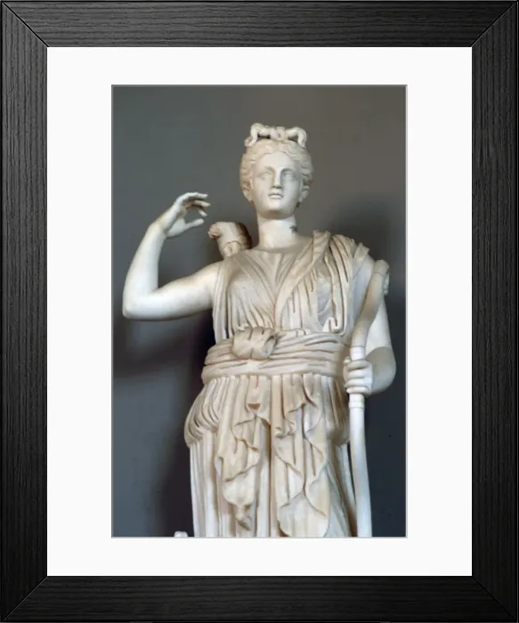 Framed Print : Diana, (detail), goddess of hunting, Vatican Museum Framed Print : Diana, (detail), goddess of hunting, Vatican Museum