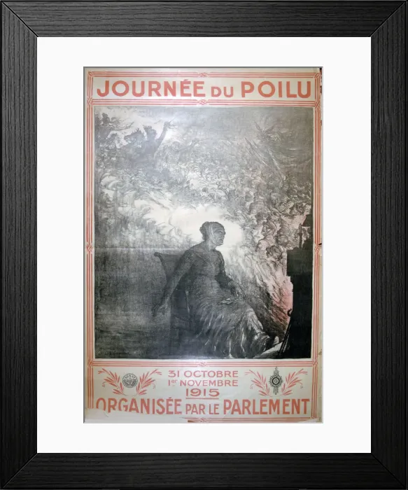 Framed Print : Journee du Poilu, 31 October-1 November 1915, French World War I poster, 1915 Framed Print : Journee du Poilu, 31 October-1 November 1915, French World War I poster, 1915