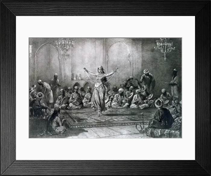 Framed Print : The Sabre Dance, 1872. Artist: Alfred-Henri Darjou Framed Print : The Sabre Dance, 1872. Artist: Alfred-Henri Darjou