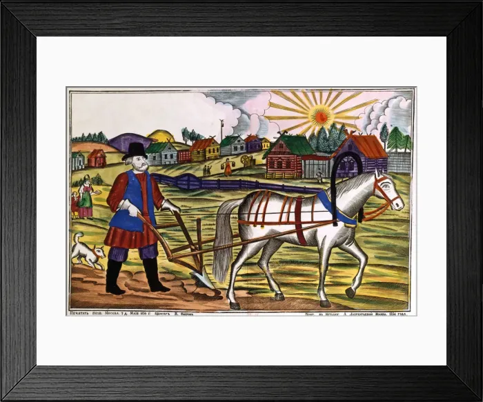 Framed Print : Tilling, 1856 Framed Print : Tilling, 1856