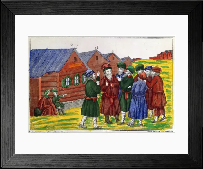 Framed Print : Farmer Reunion, 1858 Framed Print : Farmer Reunion, 1858