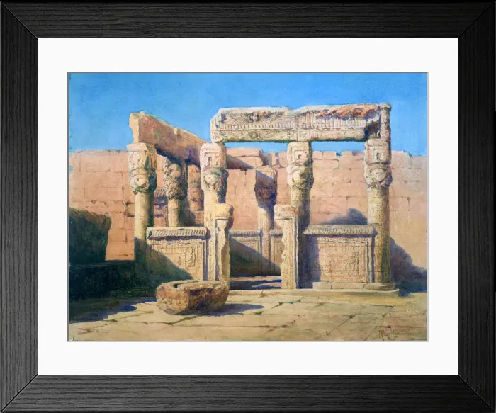 Framed Print : Egypt, 19th century. Artist: Frances Anne Lee Framed Print : Egypt, 19th century. Artist: Frances Anne Lee