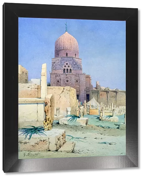 Mosque of Sultan Barquq, Cairo, 19th century. Artist: G Pinott