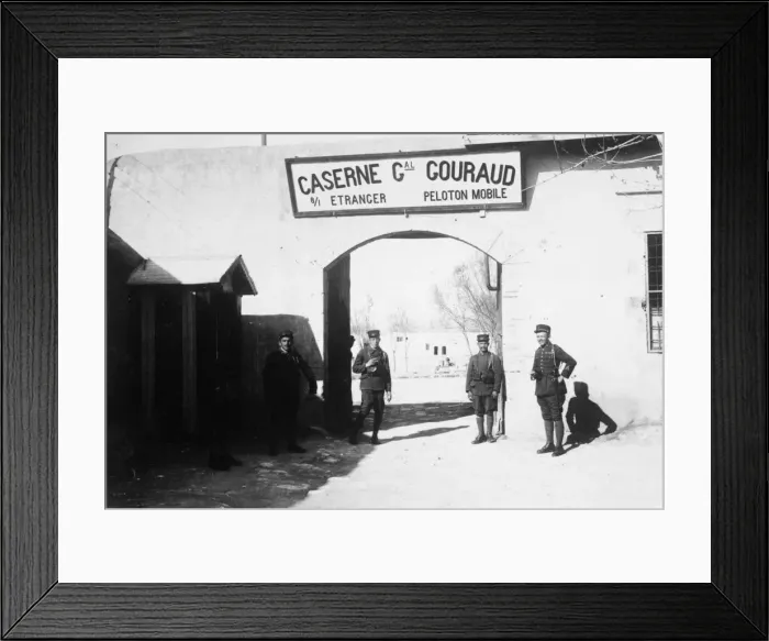 Framed Print : French Foreign Legion barracks, 20th century Framed Print : French Foreign Legion barracks, 20th century