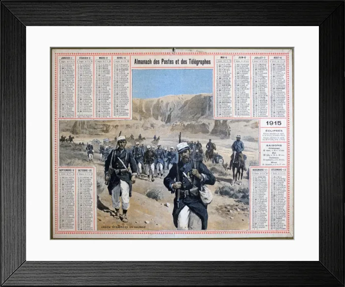 Framed Print : French Foreign Legion, 1915 Framed Print : French Foreign Legion, 1915