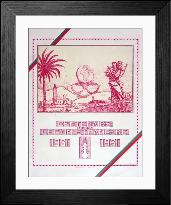 Framed Print : Centenary of the French Foreign Legion, 1931. Artist: Roidot Framed Print : Centenary of the French Foreign Legion, 1931. Artist: Roidot