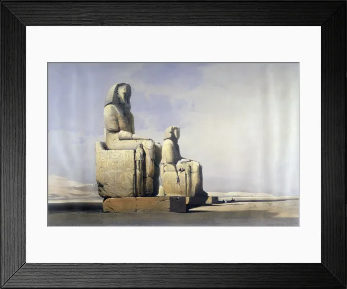 Framed Print : Thebes, December 4th 1838, 19th century. Artist: David Roberts Framed Print : Thebes, December 4th 1838, 19th century. Artist: David Roberts