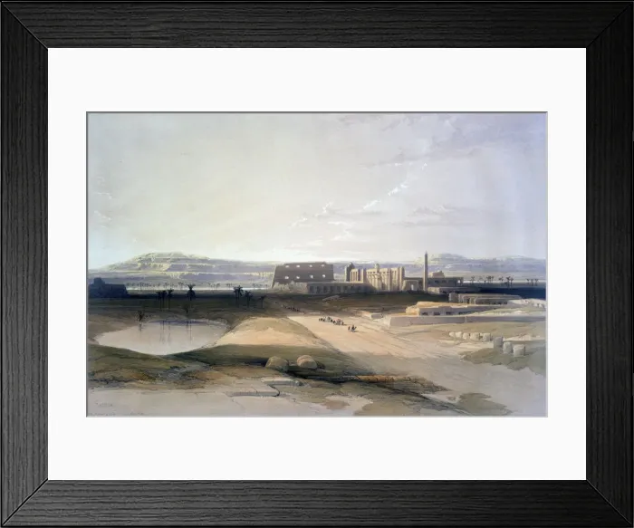 Framed Print : Karnac, 19th century. Artist: David Roberts Framed Print : Karnac, 19th century. Artist: David Roberts