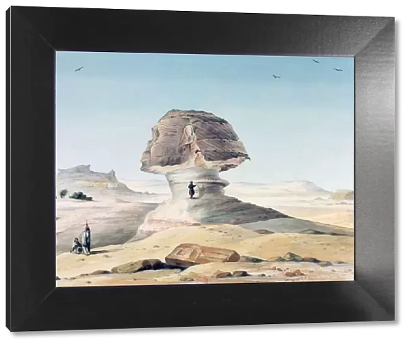 The Sphinx, 19th century. Artist: Emile Prisse D Avennes