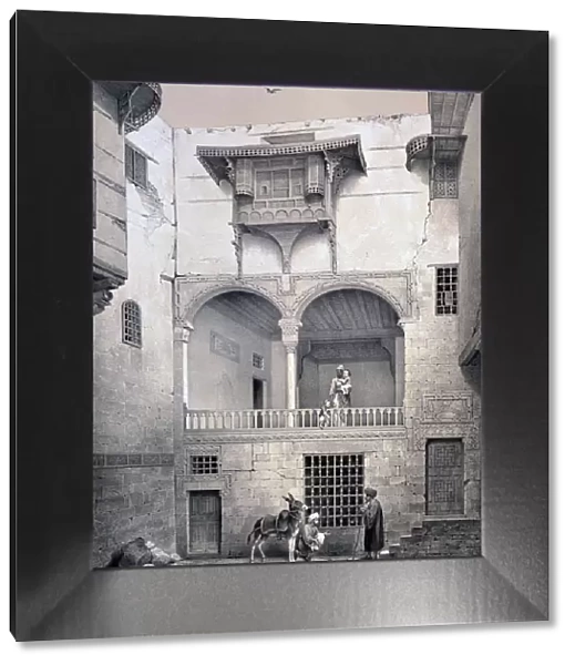 House of Beyt El-Tcheleby, 19th century. Artist: Emile Prisse D Avennes