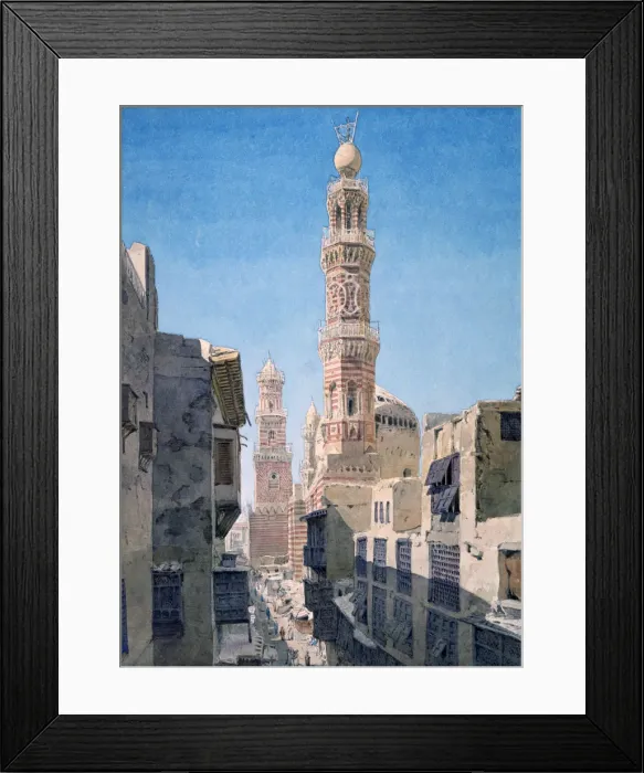 Framed Print : Souk al Nahhassin, Cario, 1866. Artist: Richard Phene Spiers Framed Print : Souk al Nahhassin, Cario, 1866. Artist: Richard Phene Spiers