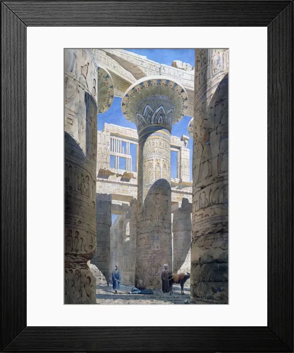 Framed Print : Karnak, c1866. Artist: Richard Phene Spiers Framed Print : Karnak, c1866. Artist: Richard Phene Spiers