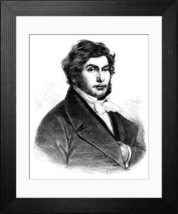 Framed Print : Jean-Francois Champollion, (1790-1832), 1881. Artist: Gaston Maspero Framed Print : Jean-Francois Champollion, (1790-1832), 1881. Artist: Gaston Maspero