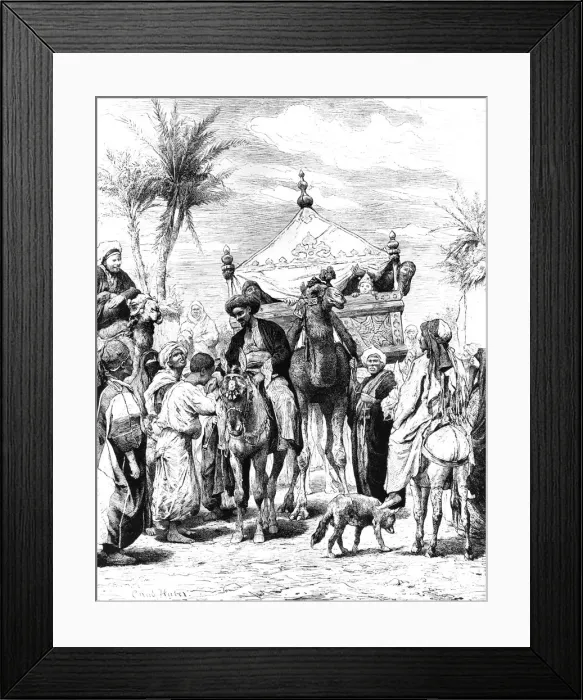 Framed Print : The Return of the Pilgrimage, 1881 Framed Print : The Return of the Pilgrimage, 1881