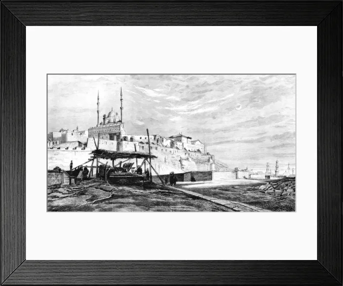 Framed Print : Citadel of Cairo, Egypt, 1880 Framed Print : Citadel of Cairo, Egypt, 1880