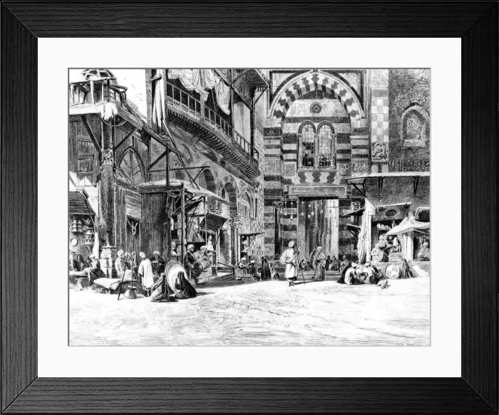 Framed Print : Carry Moristan of Kalaoun, 1880. Artist: G Werner Framed Print : Carry Moristan of Kalaoun, 1880. Artist: G Werner