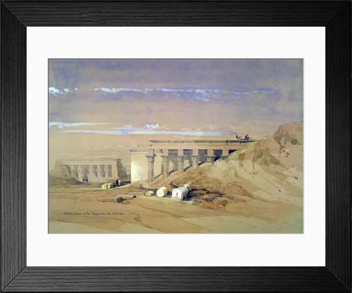 Framed Print : Lateral View of the Temple called Typhonaeum at Dendera, Egypt, 19th century. Artist: David Roberts Framed Print : Lateral View of the Temple called Typhonaeum at Dendera, Egypt, 19th century. Artist: David Roberts