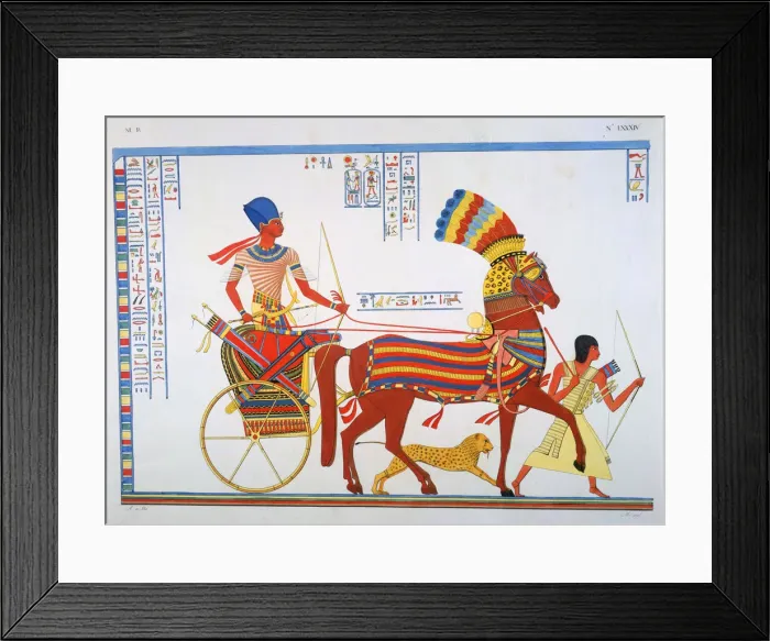 Framed Print : Ancient Egyptain fresco, 19th century. Artist: Ippolito Rosellini Framed Print : Ancient Egyptain fresco, 19th century. Artist: Ippolito Rosellini