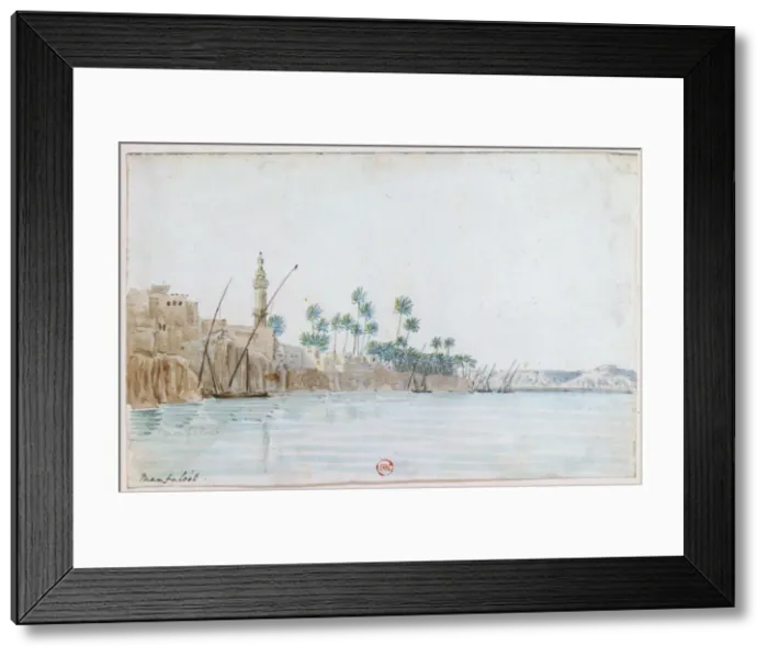 Framed Print : Manfaloot, Egypt, 19th century. Artist: Wilkinson