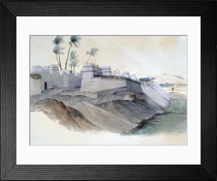 Framed Print : Pigeon Houses at Ekhmim, 19th century. Artist: Lord Wharncliffe Framed Print : Pigeon Houses at Ekhmim, 19th century. Artist: Lord Wharncliffe