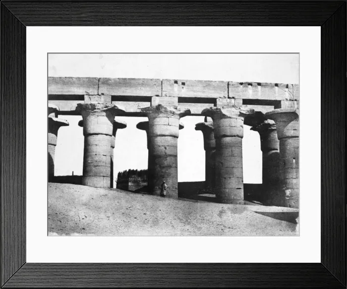 Framed Print : Temple ruins, Egypt, 1852. Artist: Maxime du Camp Framed Print : Temple ruins, Egypt, 1852. Artist: Maxime du Camp