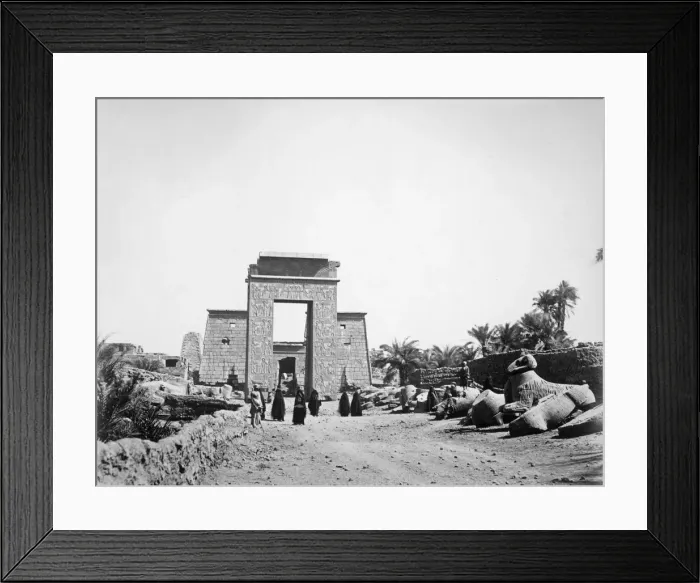 Framed Print : Avenue of sphinxes, Karnak, Egypt, 1878 Framed Print : Avenue of sphinxes, Karnak, Egypt, 1878