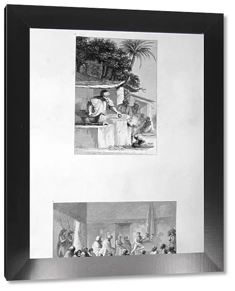 Making Macaroni and Military Meeting, 1802. Artist: Vivant Denon
