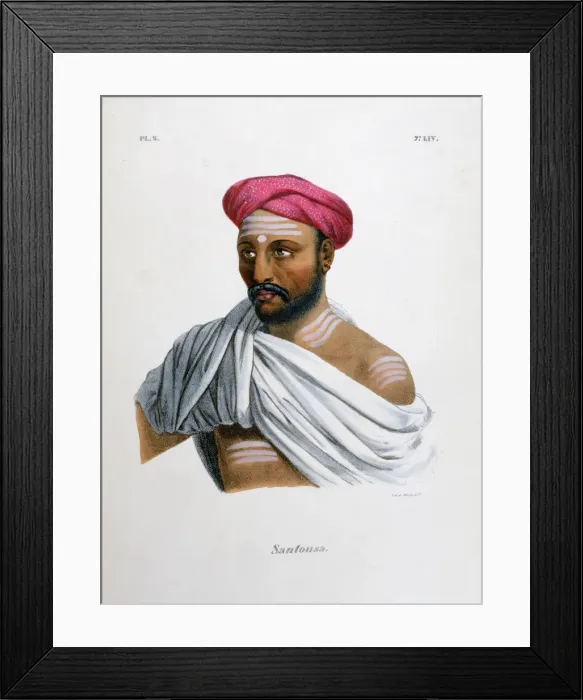 Framed Print : Santousa, 1828. Artist: Marlet et Cie