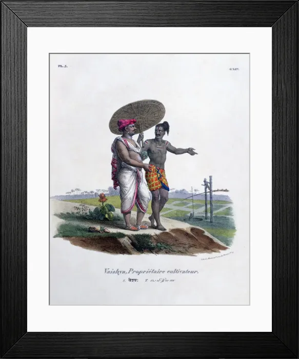Framed Print : Farm Owner, 1828. Artist: Marlet et Cie Framed Print : Farm Owner, 1828. Artist: Marlet et Cie