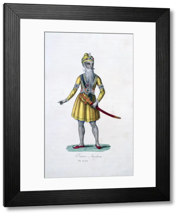 Framed Print : Indian Prince, 1830 Framed Print : Indian Prince, 1830