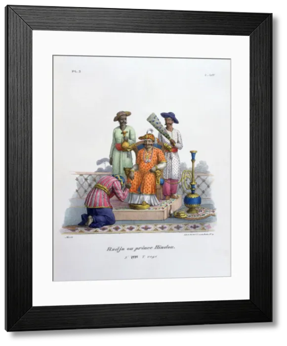 Framed Print : Raja, 1828. Artist: Marlet et Cie