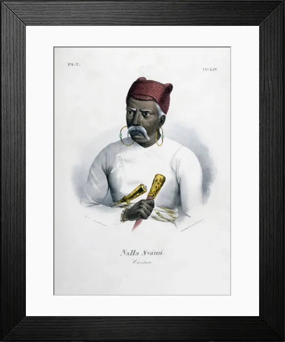 Framed Print : Christian, 1828. Artist: Marlet et Cie Framed Print : Christian, 1828. Artist: Marlet et Cie