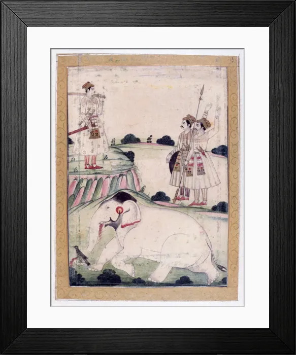 Framed Print : Kanada Ragini, Ragamala Album, School of Rajasthan, 19th century Framed Print : Kanada Ragini, Ragamala Album, School of Rajasthan, 19th century